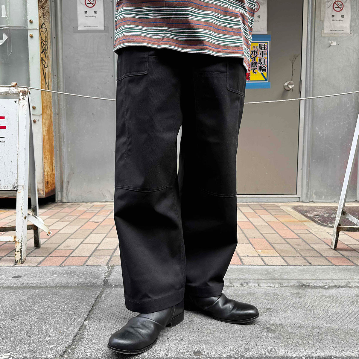 eYe JUNYA WATANABE MAN ブラック ミリタリーワークパンツ eYe JUNYA WATANABE MAN - Military Pants - Collaborated with