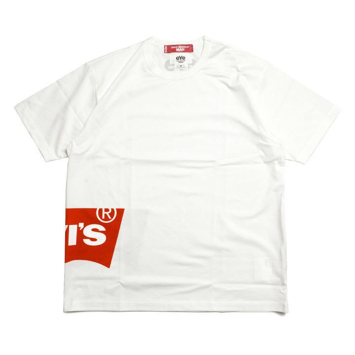 eYe JUNYA WATANABE MAN - 綿度詰天竺 製品プリントT-shirt - Collaborated with Levi’s - WQ-T910-100