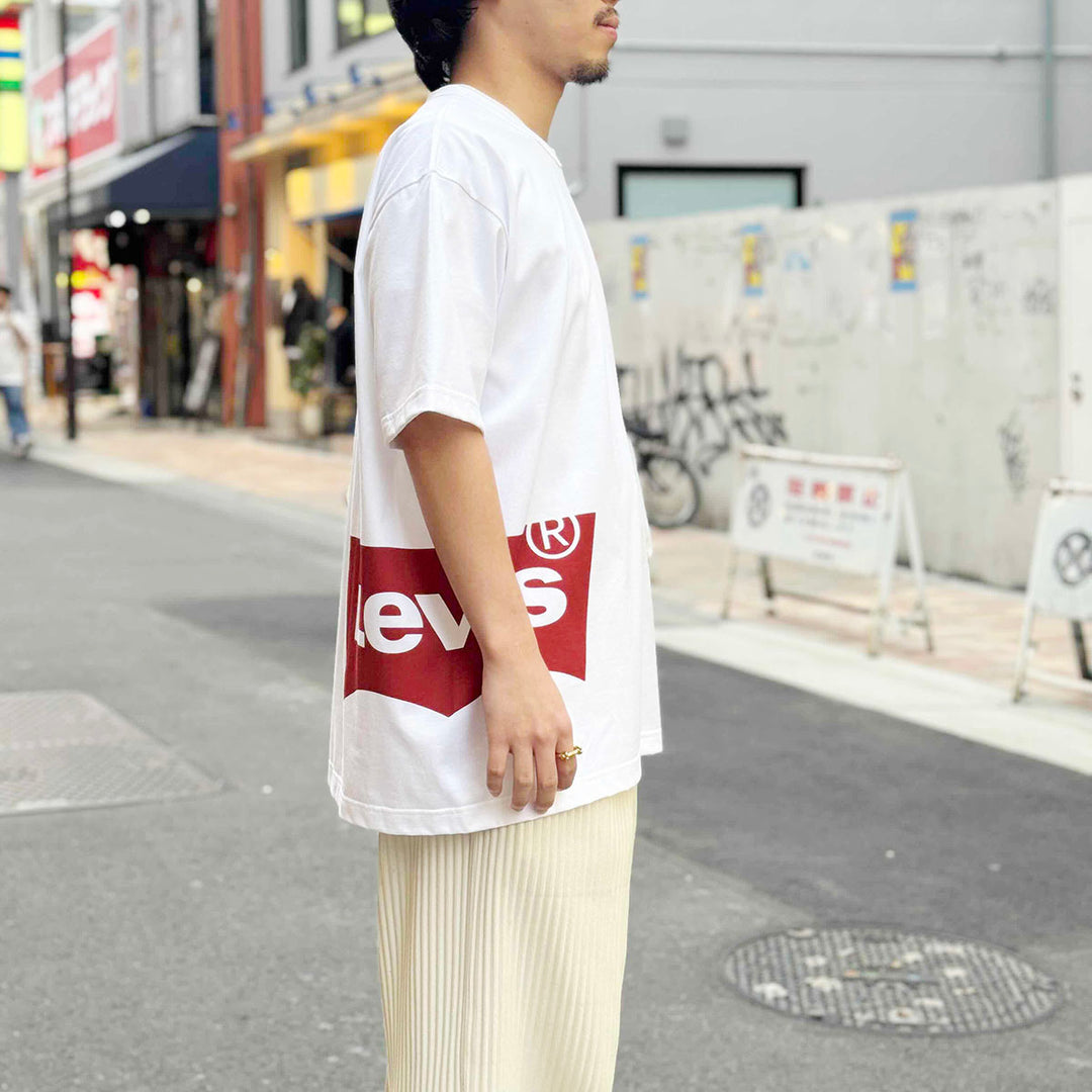 eYe JUNYA WATANABE MAN - 綿度詰天竺 製品プリントTシャツ - Levi’s Wネーム - WQ-T910-100