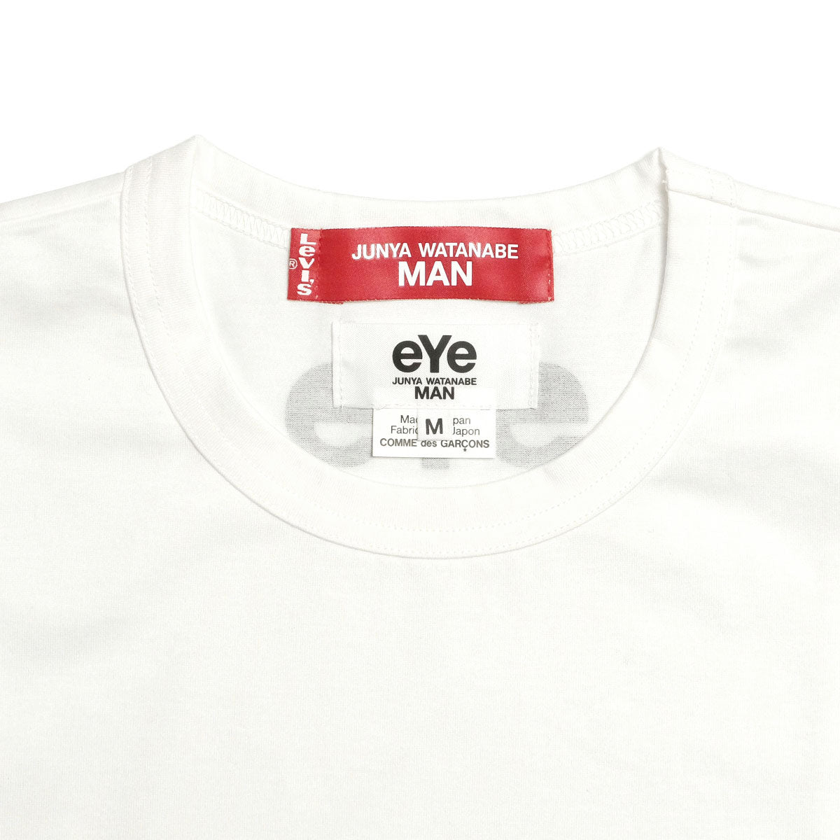 eYe JUNYA WATANABE MAN - 綿度詰天竺 製品プリントTシャツ - Levi's W