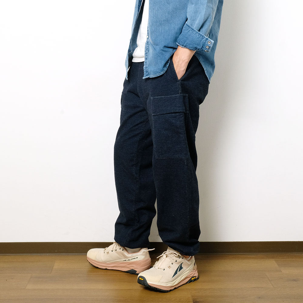 Burgus Plus - Indigo Cargo Sweatpants - BP24302