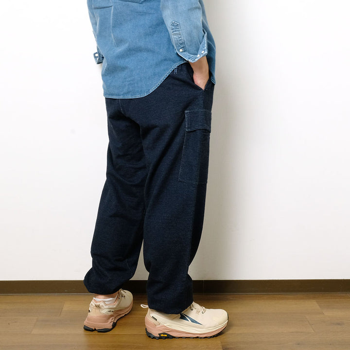 Burgus Plus - Indigo Cargo Sweatpants - BP24302