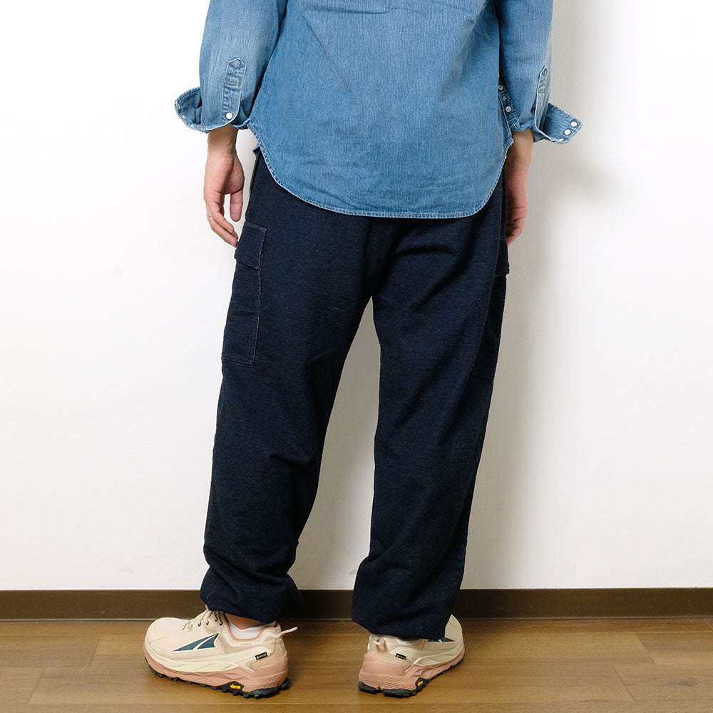 Burgus Plus - Indigo Cargo Sweatpants - BP24302