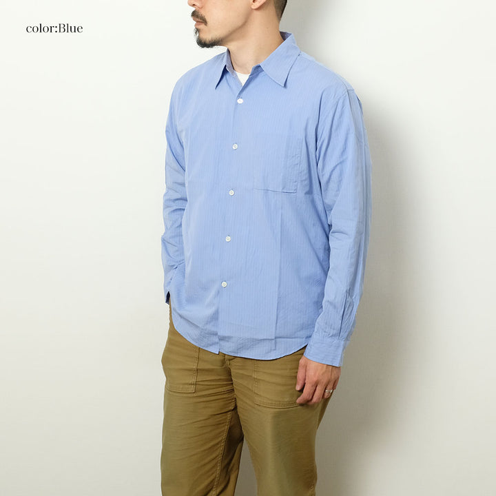 BURGUS PLUS - L/S Pinstripe Shirt - BP24501