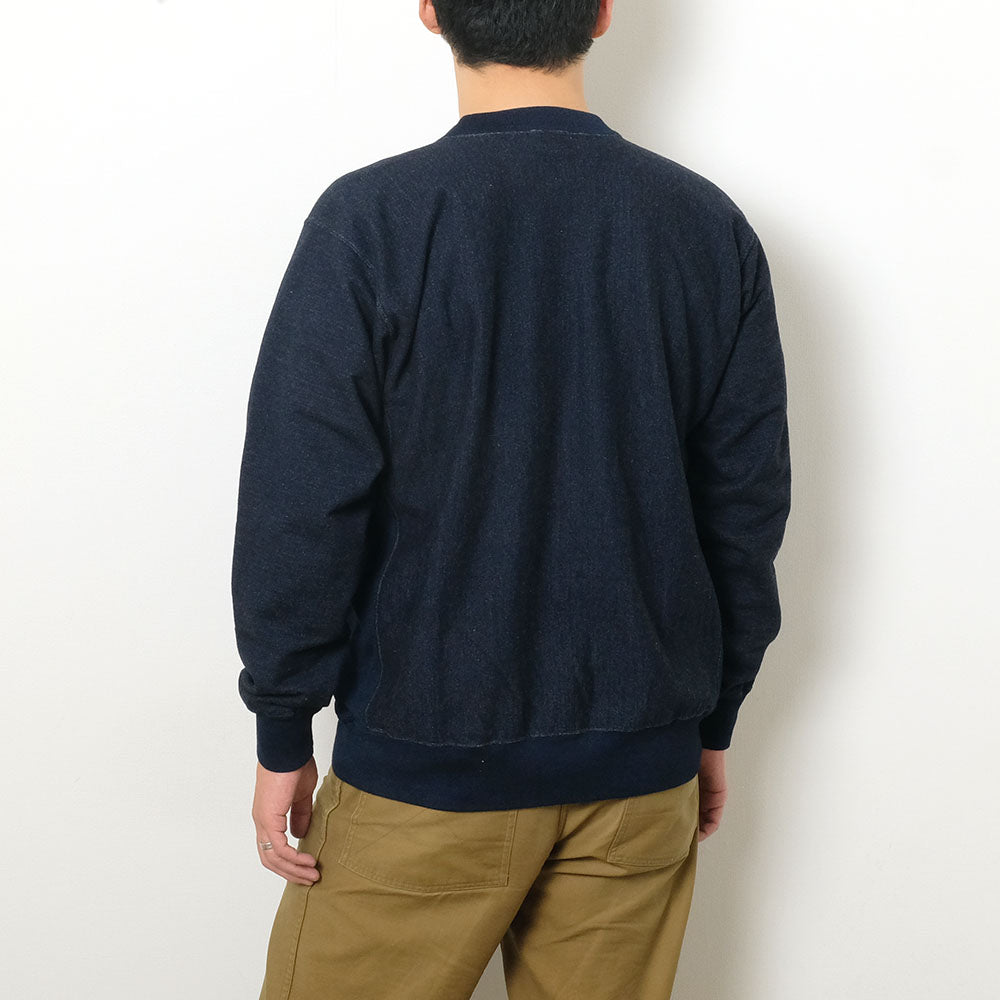 Burgus Plus - Indigo Crew Neck Sweat Shirt - BP24602