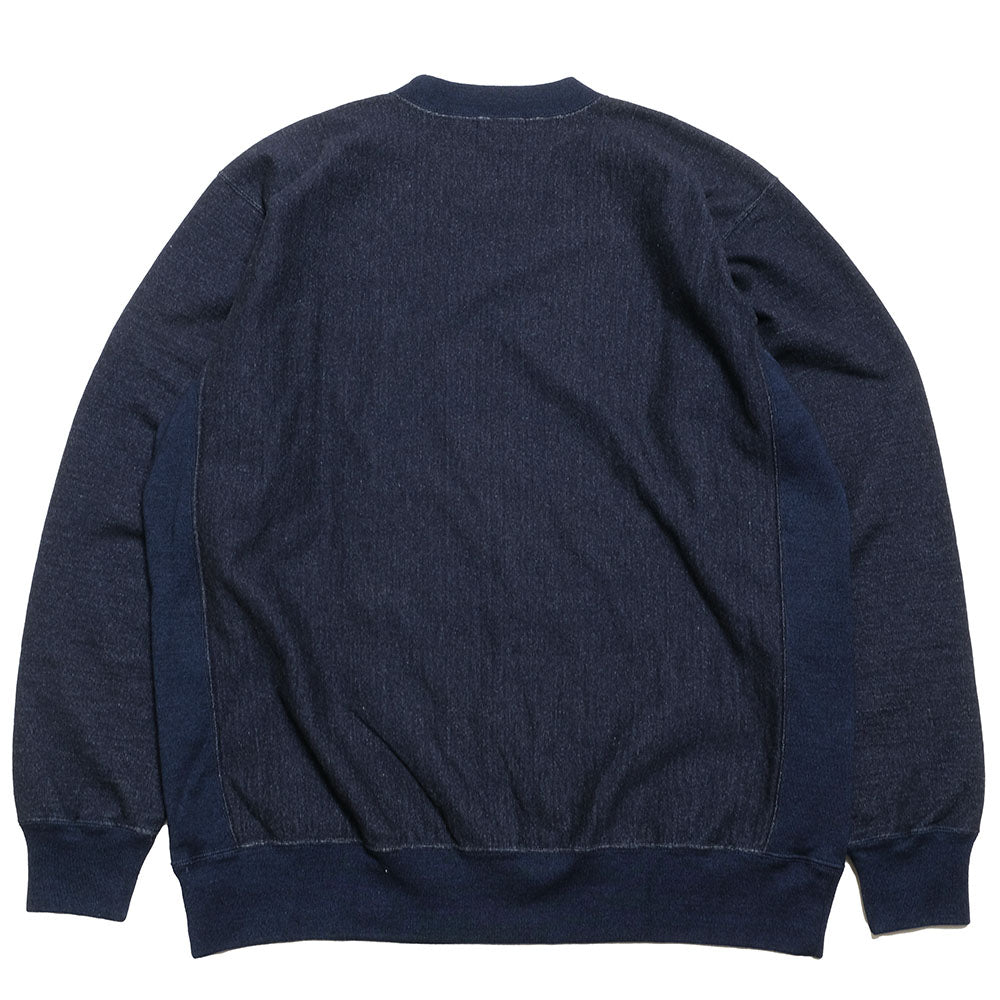 Burgus Plus - Indigo Crew Neck Sweat Shirt - BP24602