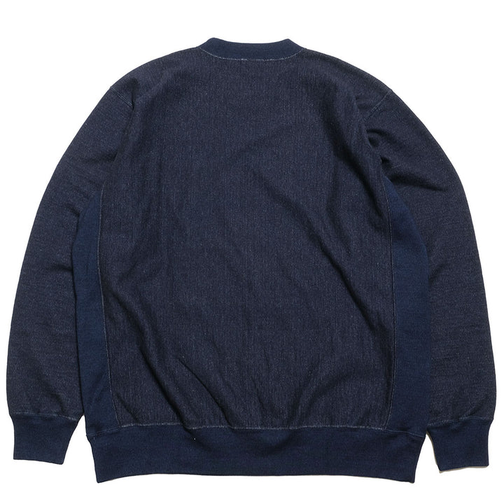 Burgus Plus - Indigo Crew Neck Sweat Shirt - BP24602