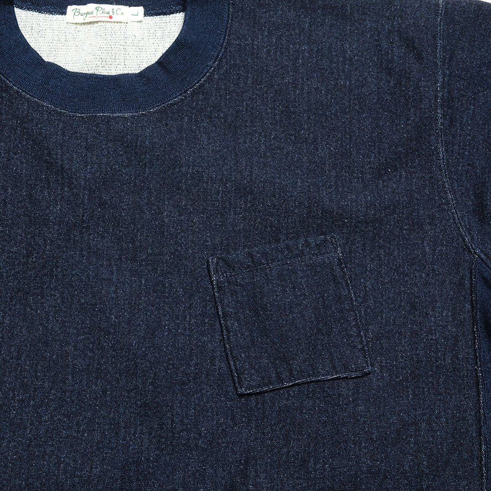 Burgus Plus - Indigo Crew Neck Sweat Shirt - BP24602