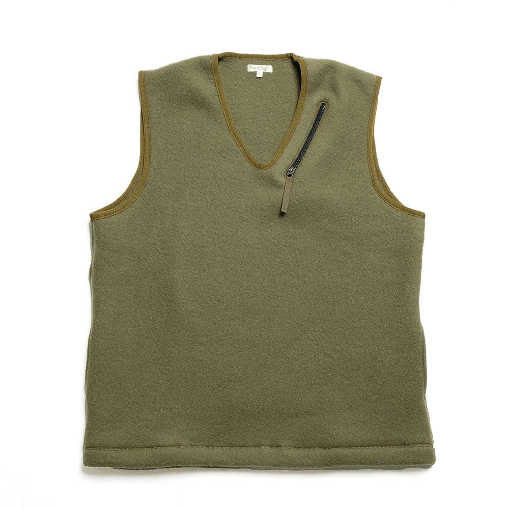 BURGUS PLUS -WOOL Pull Over Vest - BP24901