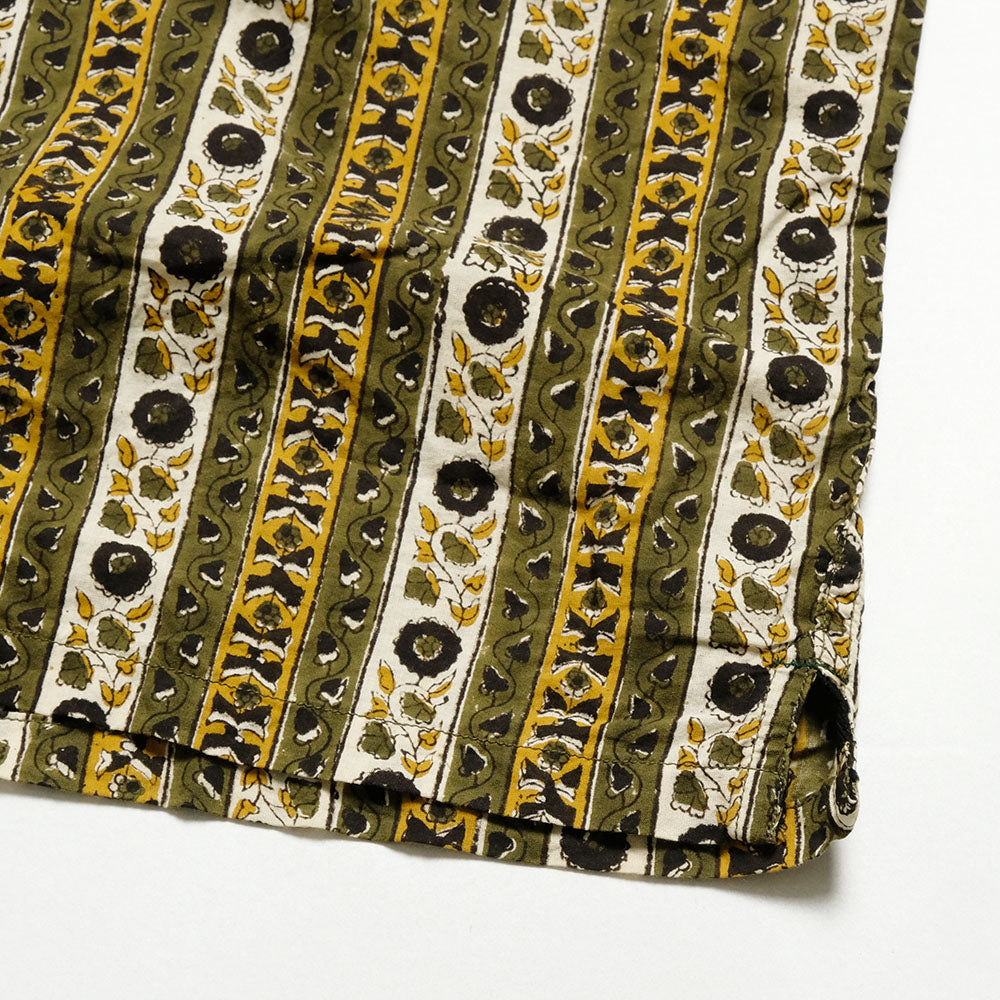 BURGUS PLUS - Open Collar Batik Shirt - BP25503-OV