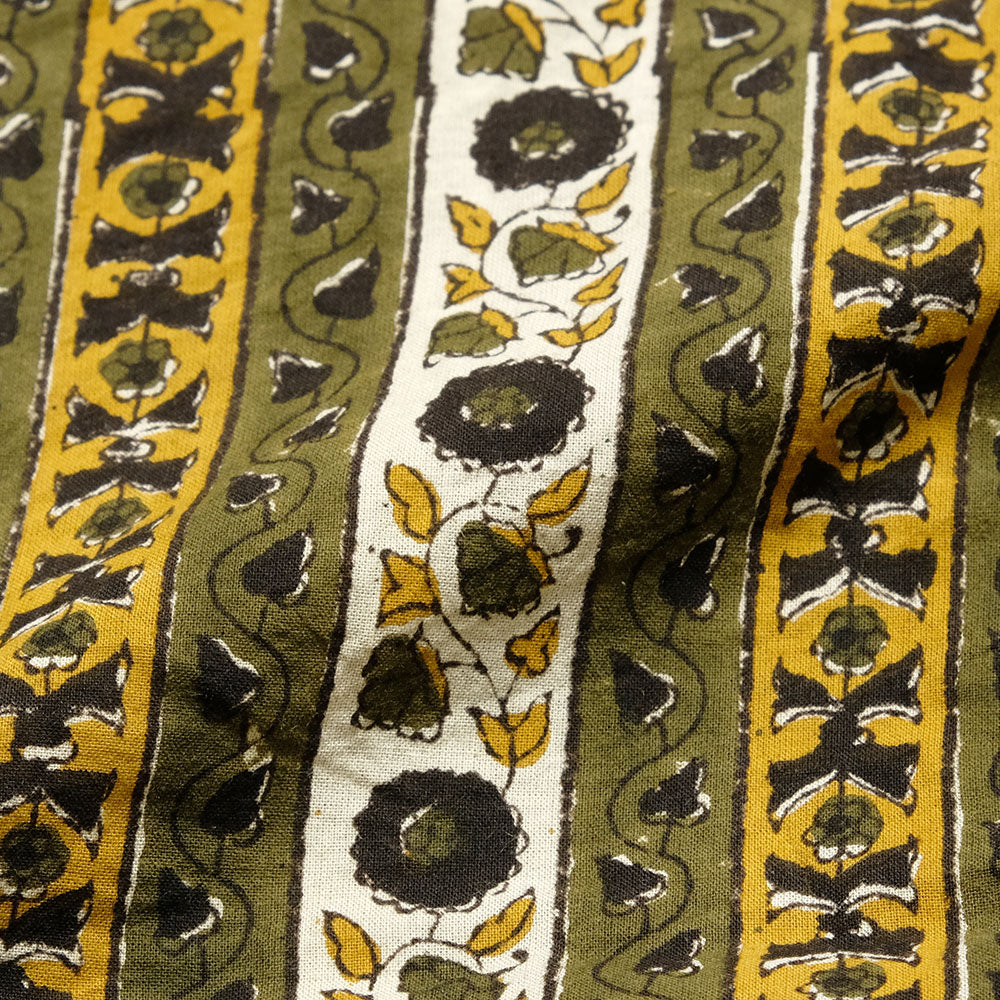 BURGUS PLUS - Open Collar Batik Shirt - BP25503-OV