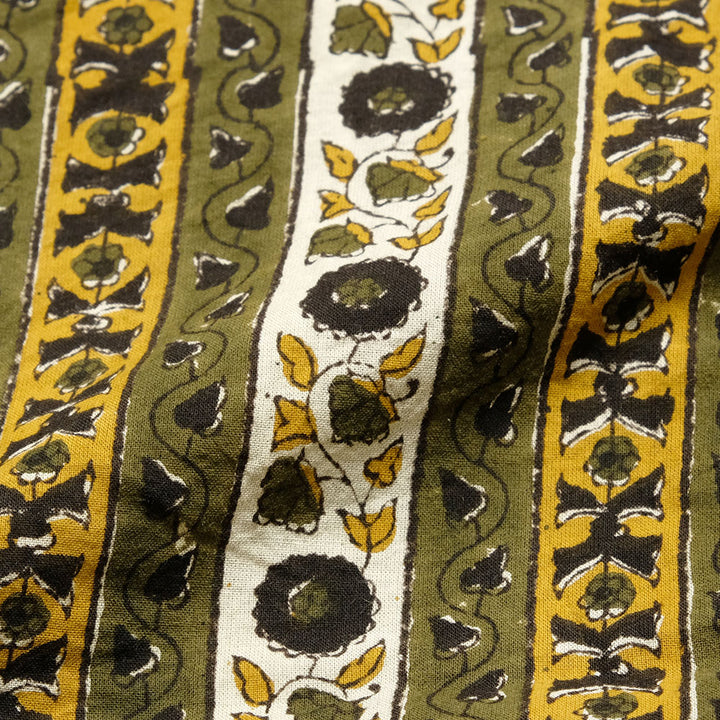 BURGUS PLUS - Open Collar Batik Shirt - BP25503-OV