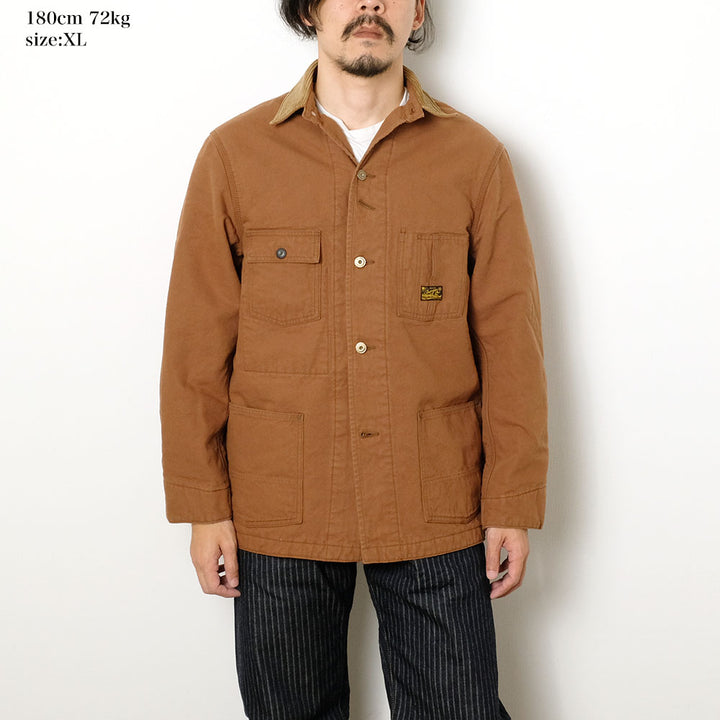 BURGUS PLUS - Blanket Lining Heavy Brown Oxford Coverall - BP25903