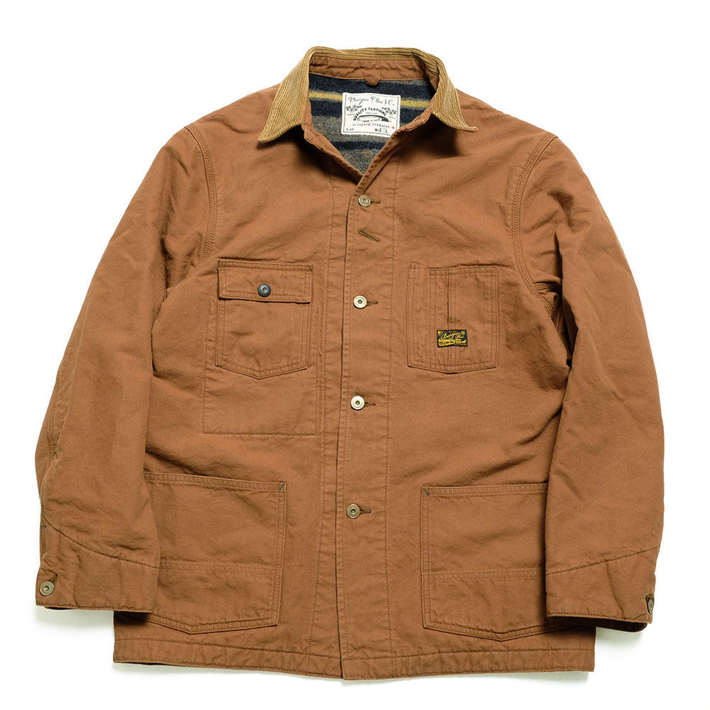 BURGUS PLUS - Blanket Lining Heavy Brown Oxford Coverall - BP25903