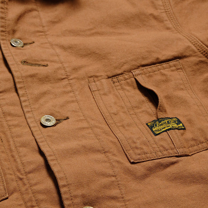 BURGUS PLUS - Blanket Lining Heavy Brown Oxford Coverall - BP25903