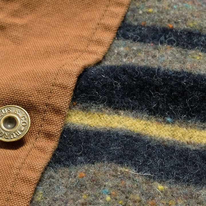 BURGUS PLUS - Blanket Lining Heavy Brown Oxford Coverall - BP25903