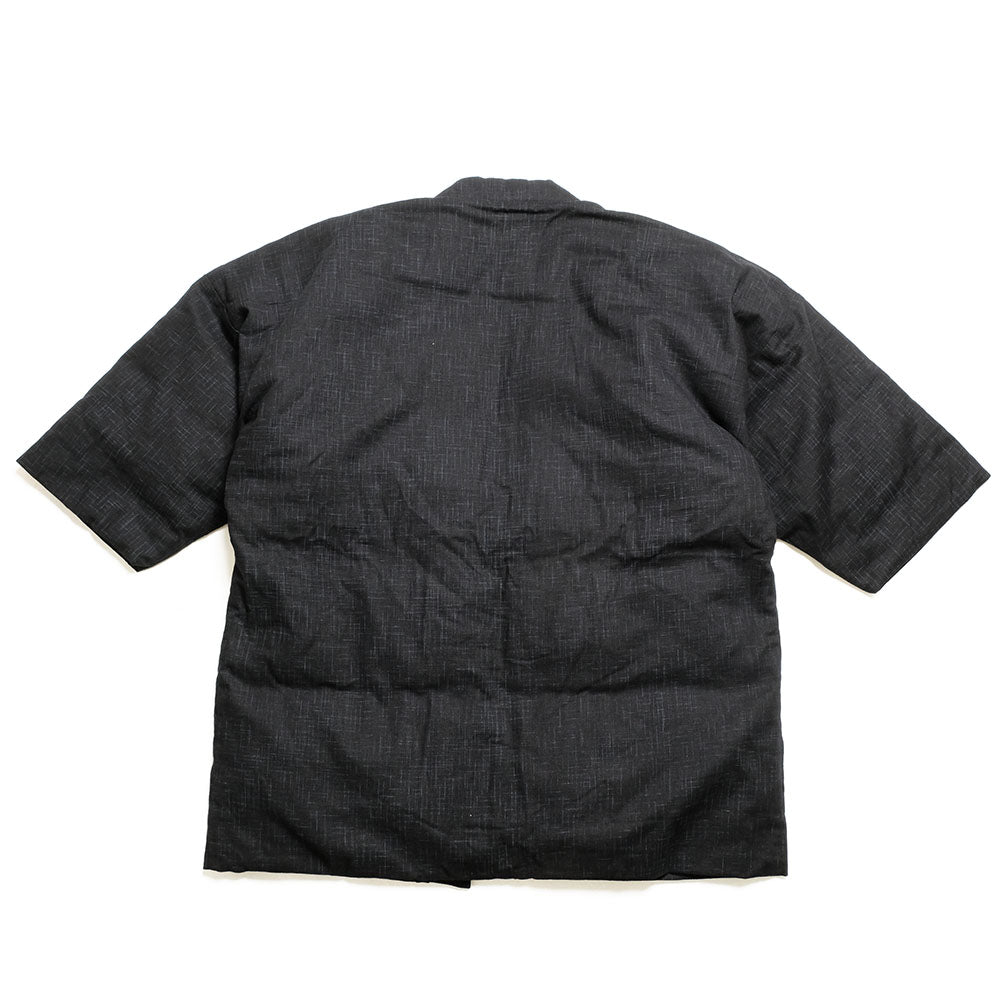 BURGUS PLUS - ZANTER x BURGUS PLUS - Tsumugi Down HAN-TEN - Black Solid - BP25908ZNT-BK