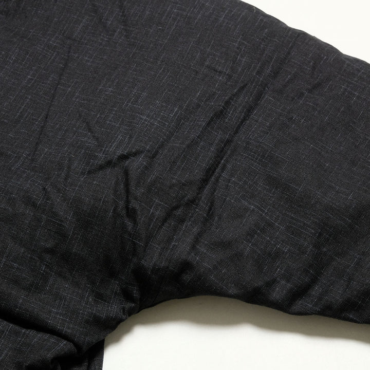 BURGUS PLUS - ZANTER x BURGUS PLUS - Tsumugi Down HAN-TEN - Black Solid - BP25908ZNT-BK