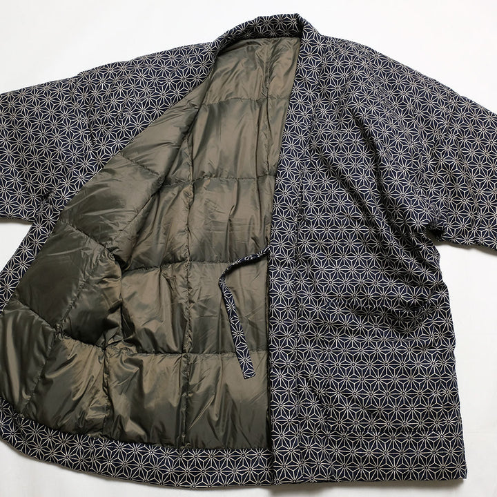 BURGUS PLUS - ZANTER x BURGUS PLUS - Tsumugi Down HAN-TEN - ASA-NO-HA - BP25908ZNT-NV