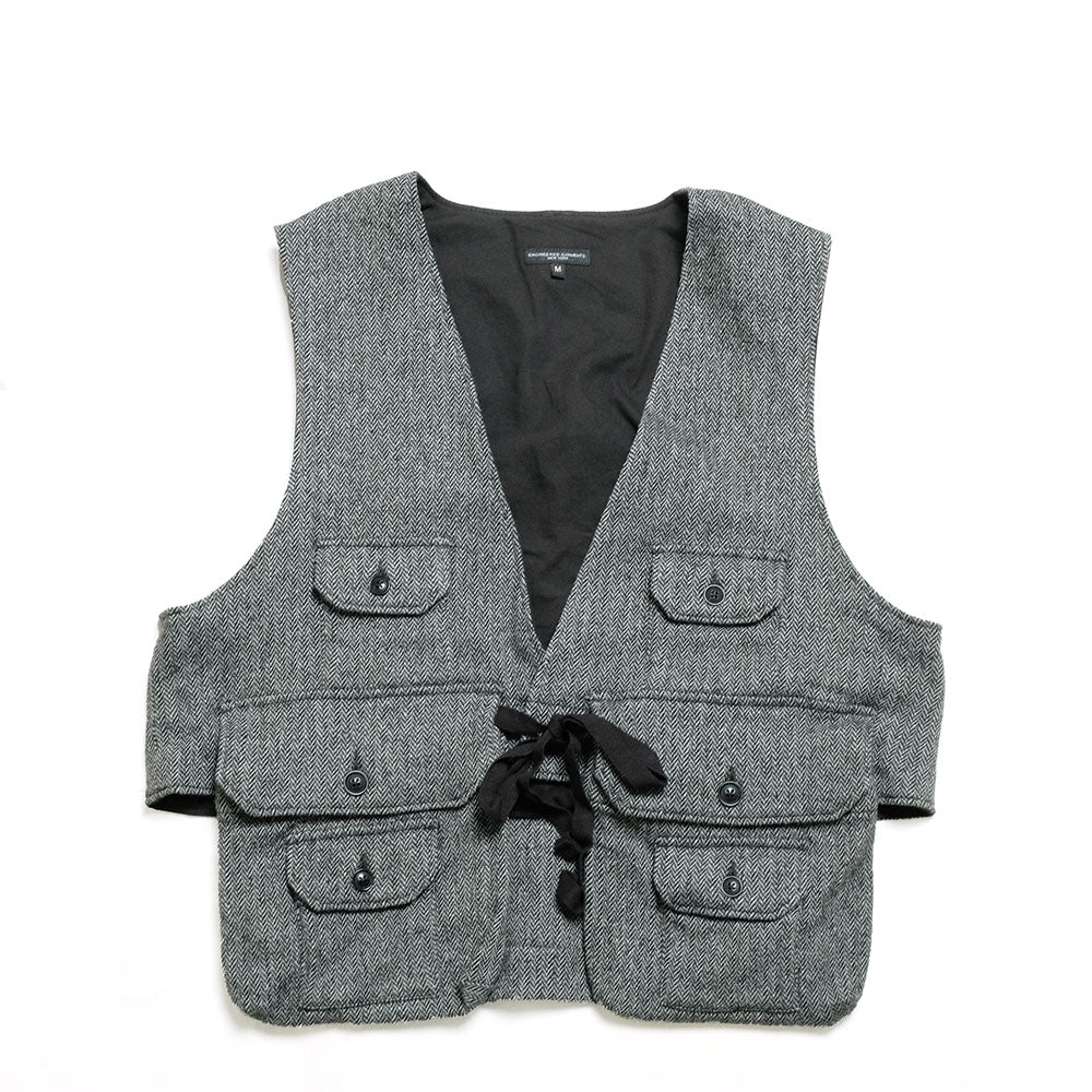 Engineered Garments - Fowl Vest - Herringbone - NQ124 – Sun Engineered Garments - Fowl Vest - Herringbone - NQ124 – Sun