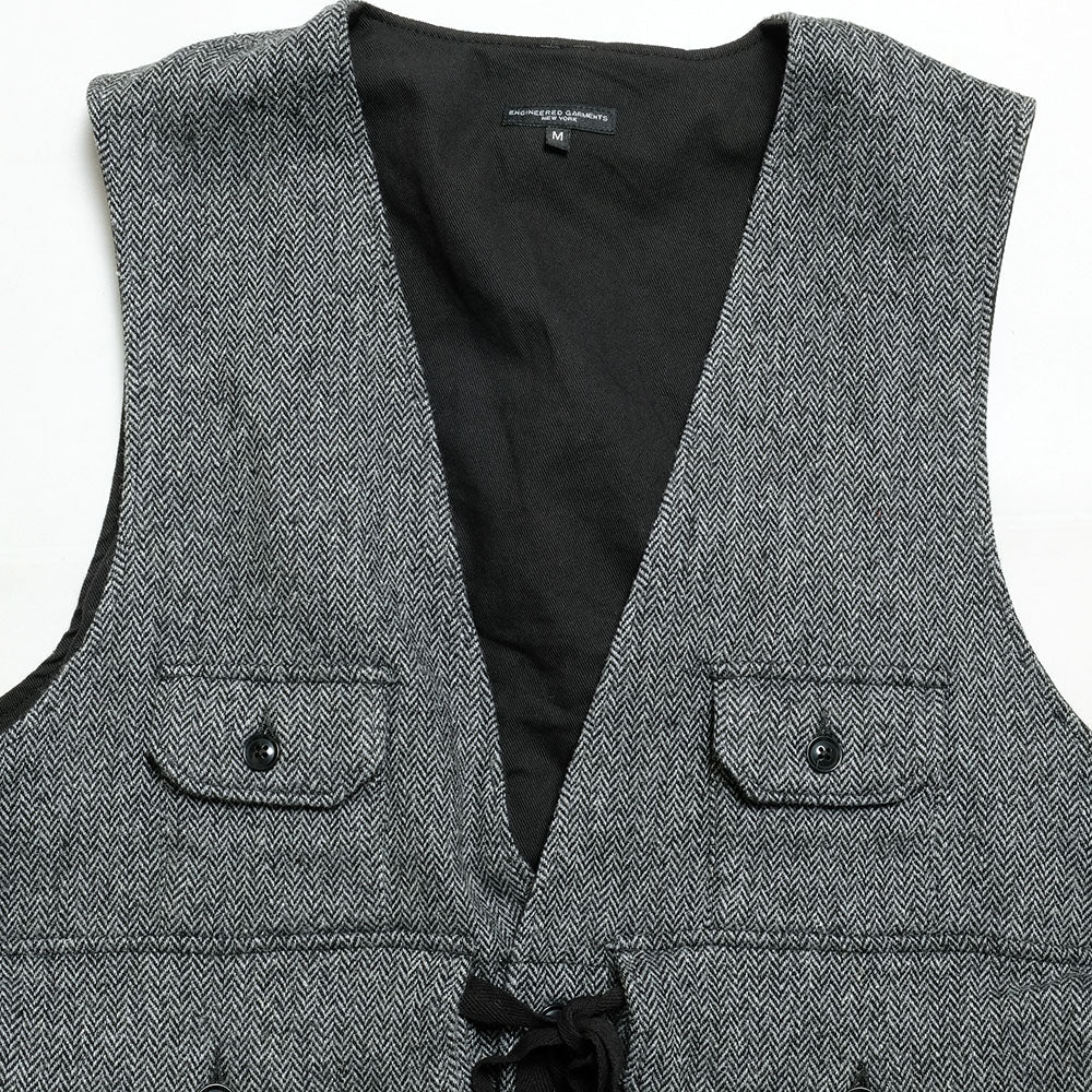 Engineered Garments - Fowl Vest - Herringbone - NQ124 – Sun House 