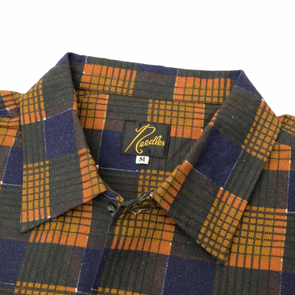 Needles - One-Up Shirt - Printed Flannel / Plaid  - RW303