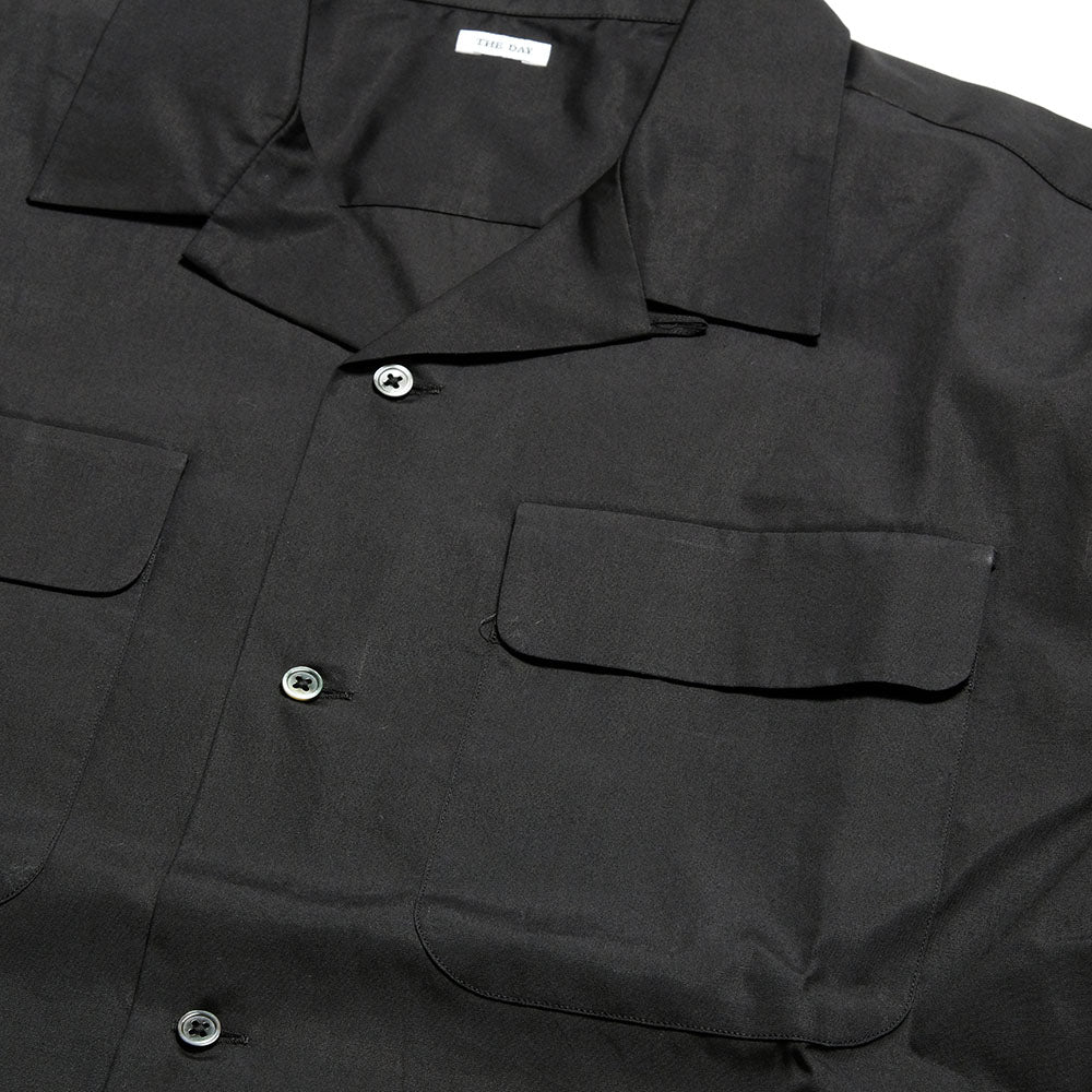THE DAY - OPEN COLLAR SHIRT - D25WS-1001