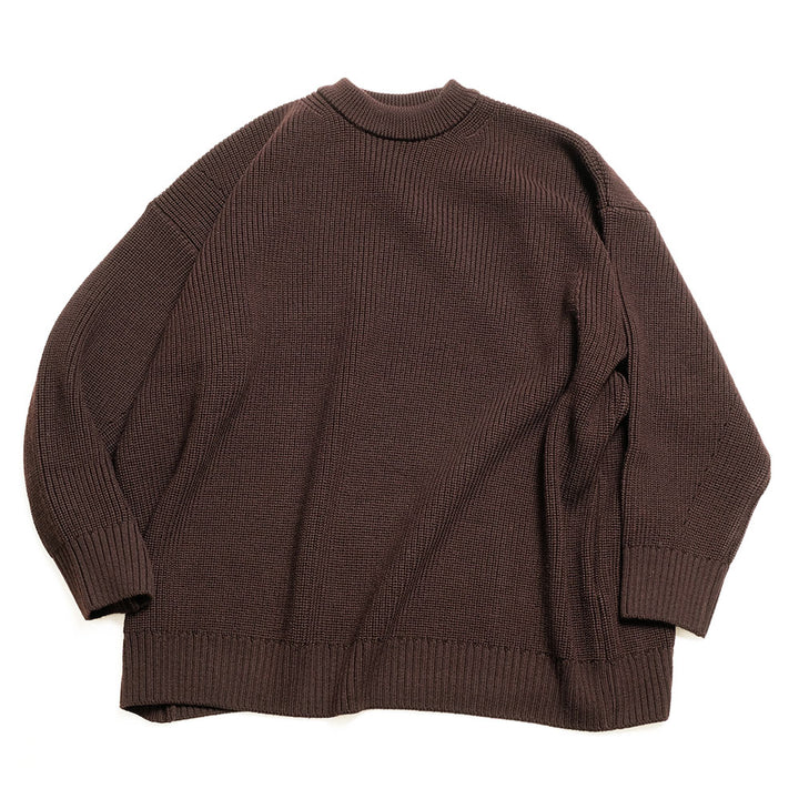 THE DAY - MERINO WOOL CREWNECK KNIT - D25WS-03001