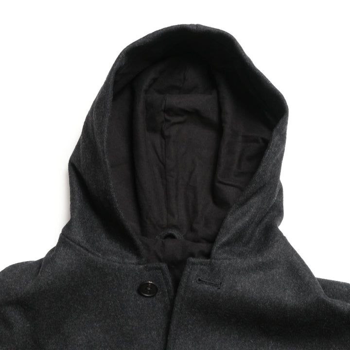 THE DAY - MELTON HOODED COAT - D26AW-05001