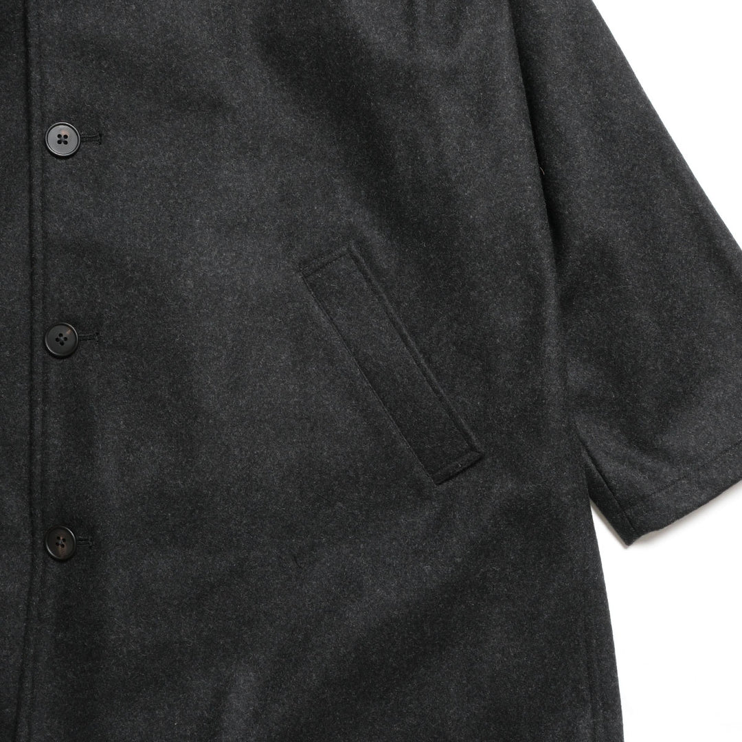 THE DAY - MELTON HOODED COAT - D26AW-05001
