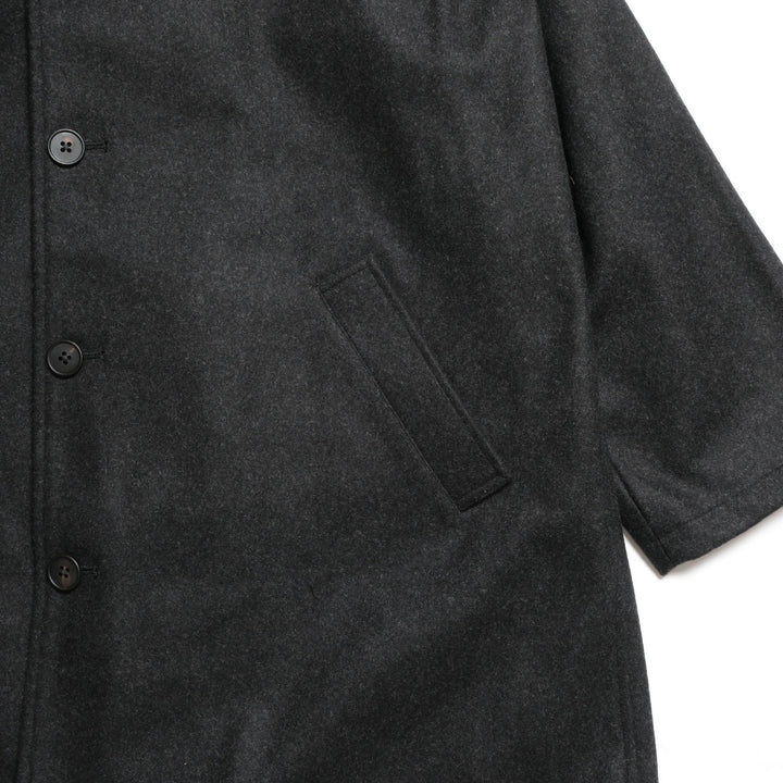 THE DAY - MELTON HOODED COAT - D26AW-05001