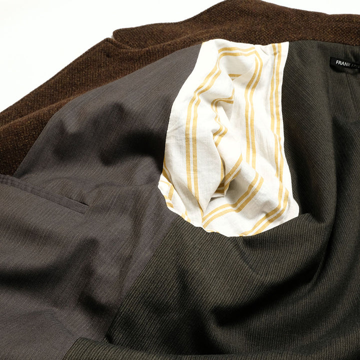 FRANK LEDER - Brown Wool Coat - FL-0521038