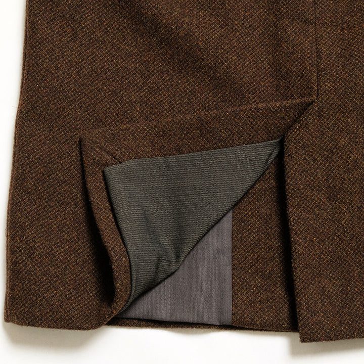 FRANK LEDER - Brown Wool Coat - FL-0521038