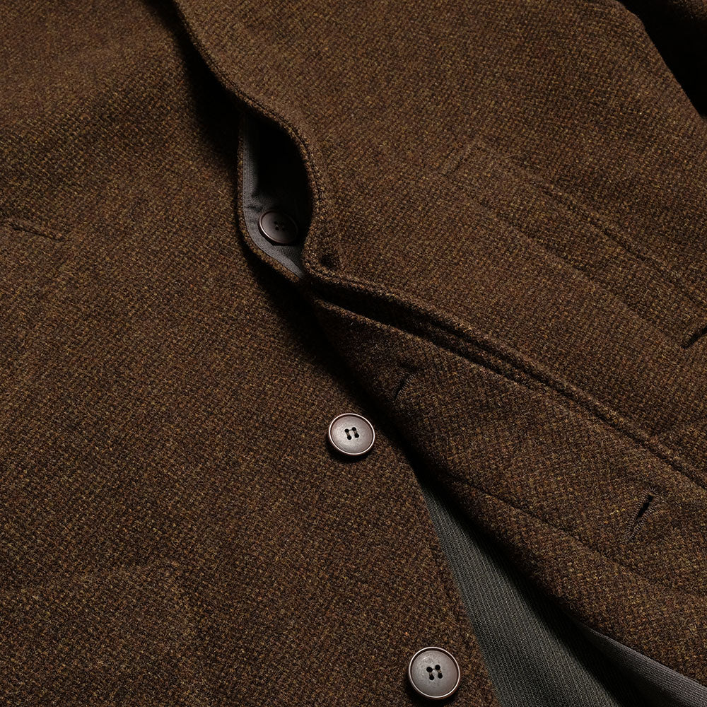 FRANK LEDER - Brown Wool Coat - FL-0521038