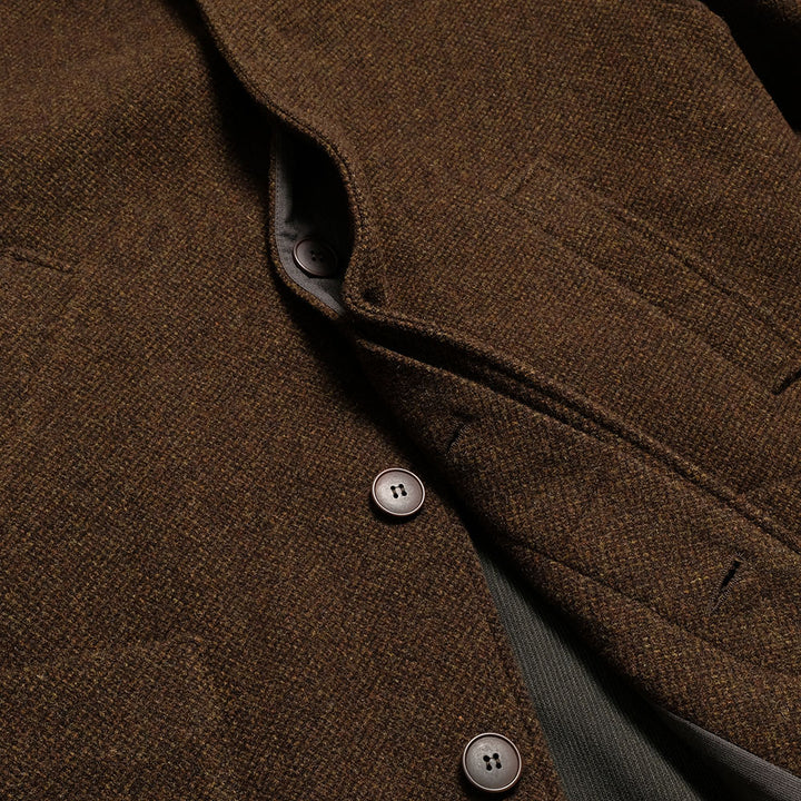 FRANK LEDER - Brown Wool Coat - FL-0521038