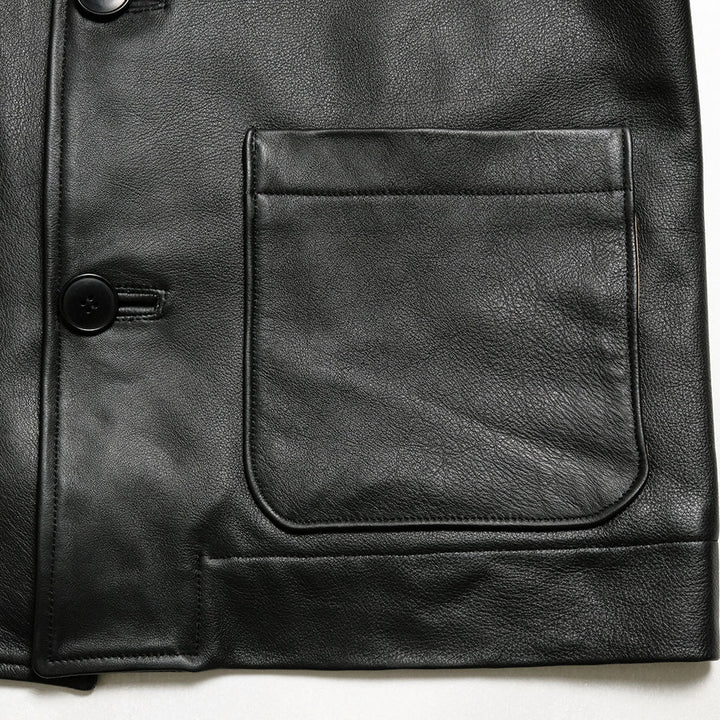 FRANK LEDER - Organic Dyed Buffalo Leather Jacket - FL-0522007