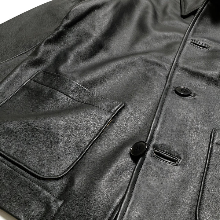 FRANK LEDER - Organic Dyed Buffalo Leather Jacket - FL-0522007