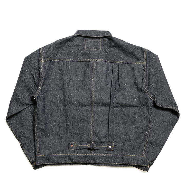 GOLD - RECYCLED WASTE SUVIN COTTON YARN 11.5oz. DENIM BLOUSE WWⅡ MODEL - GL15860N