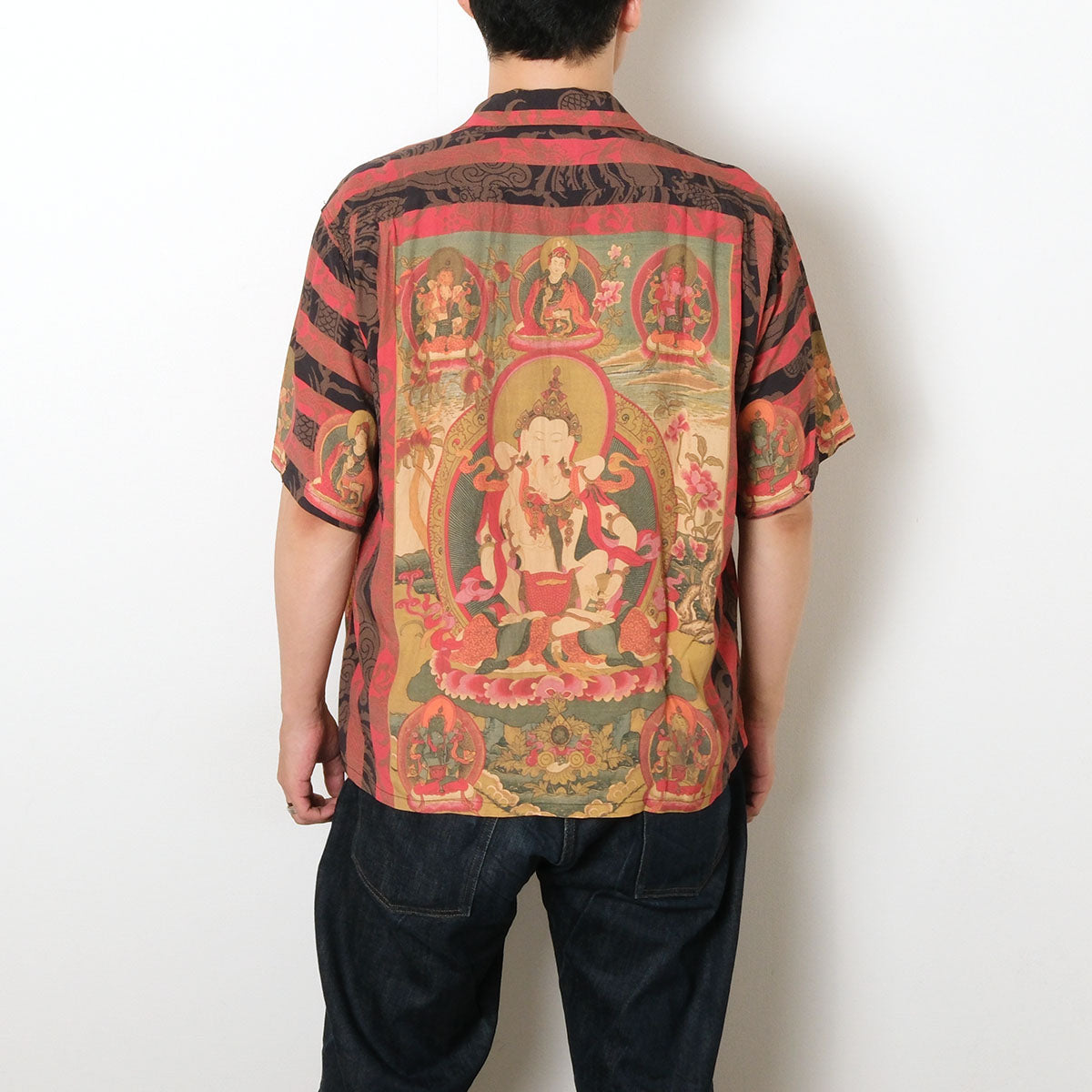 GOLD - ALOHA SHIRT “MANDARA” - GL39652 – Sun House Online Store