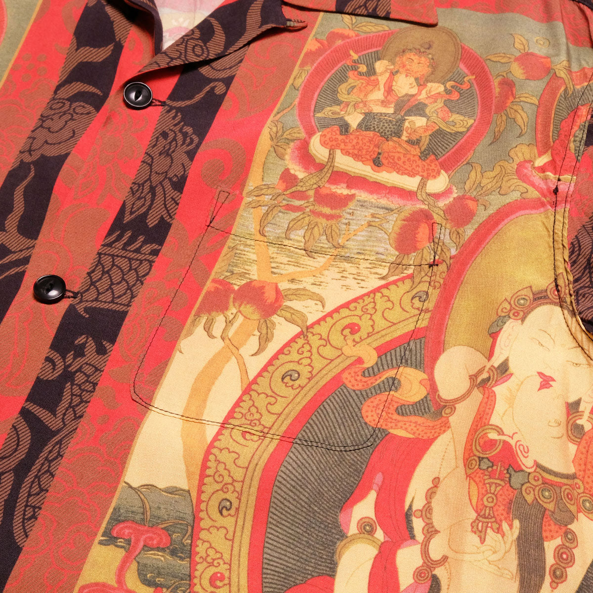 GOLD - ALOHA SHIRT “MANDARA” - GL39652 – Sun House Online Store