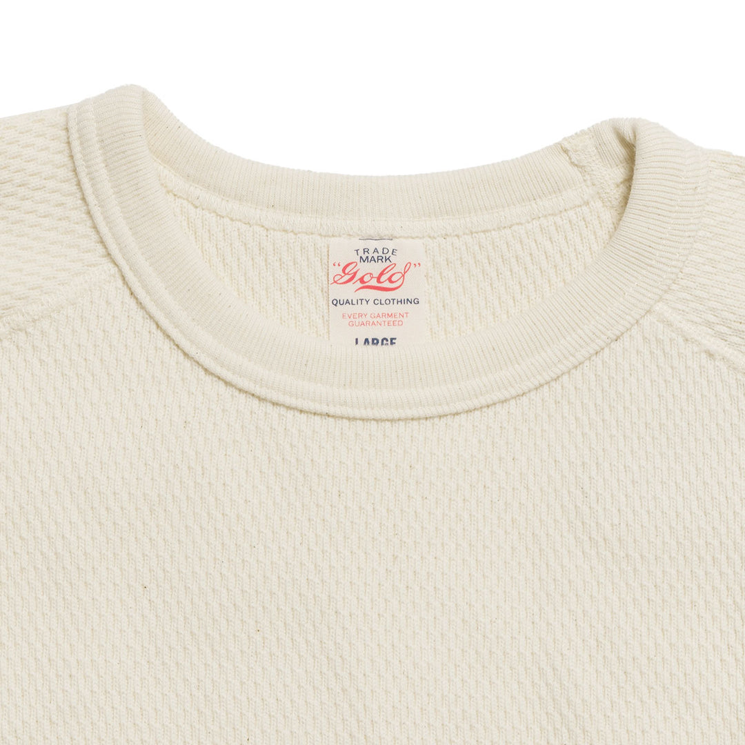GOLD - HEAVY THERMAL RAGLAN CREW NECK SHIRT - GL69771