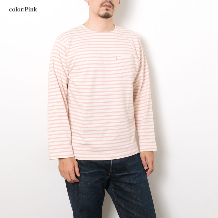 BURGUS PLUS - Relax Basque Shirt - Stripe - HBP-033BD