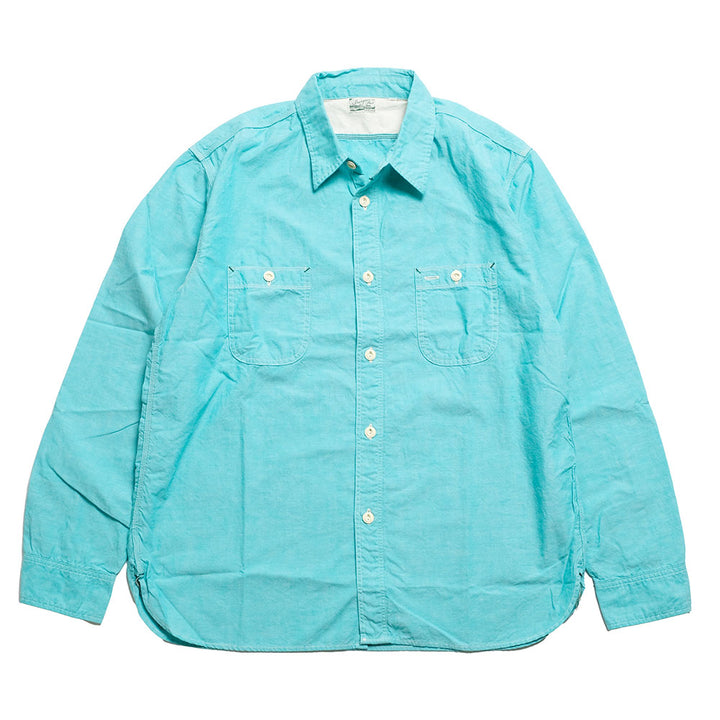 BURGUS PLUS - Chambray Work Shirt - HBP-300CH