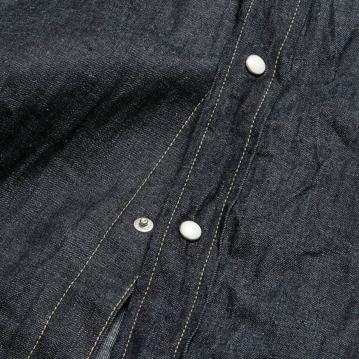 BURGUS PLUS - 8oz Denim Western Shirt - HBP-301WS