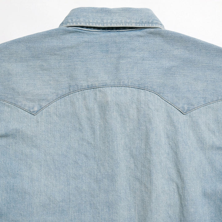 BURGUS PLUS - 8oz Denim Western Shirt - Super Light Used - HBP-301WS-SLU