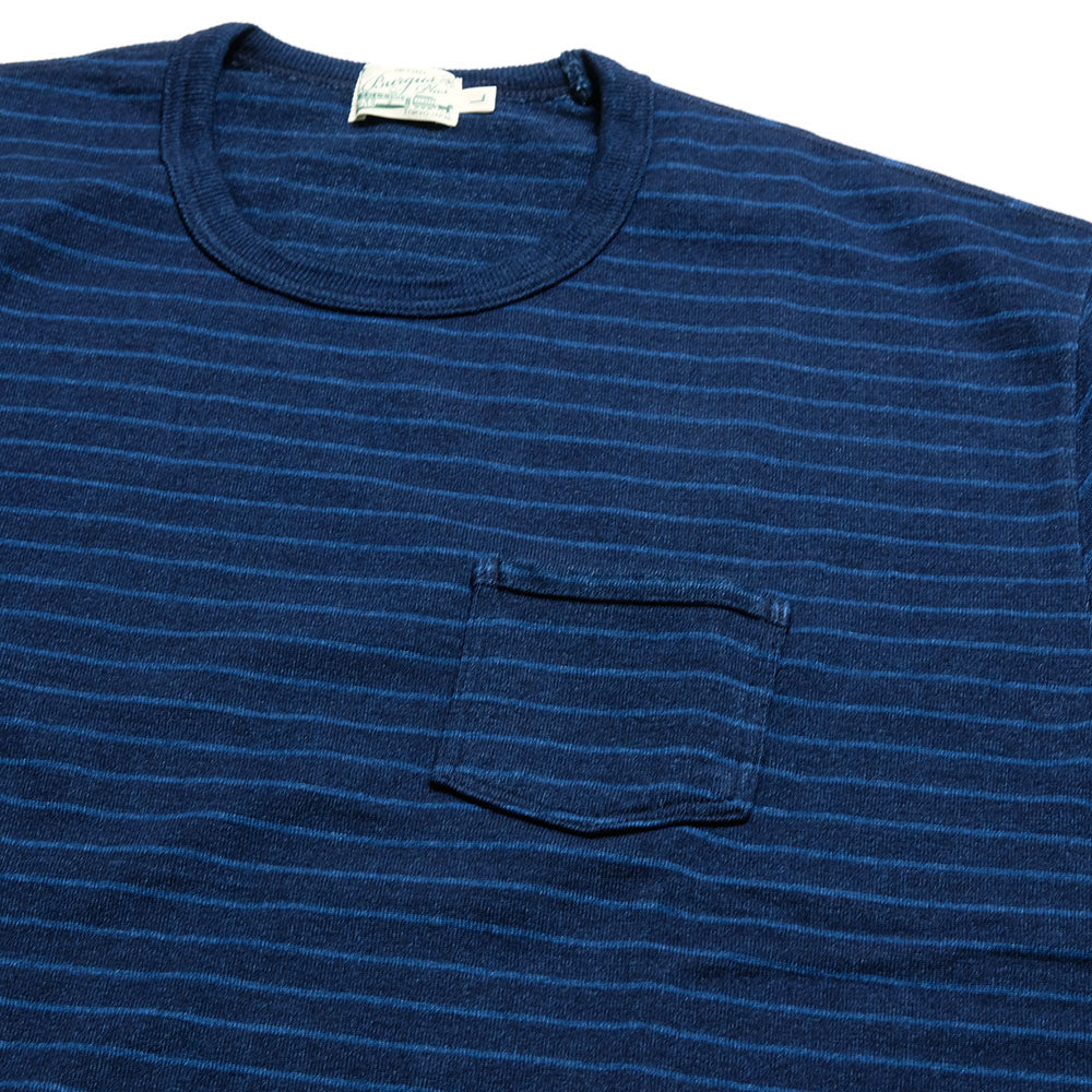 BURGUS PLUS - Indigo Long Sleeve T-Shirt - HBP-032