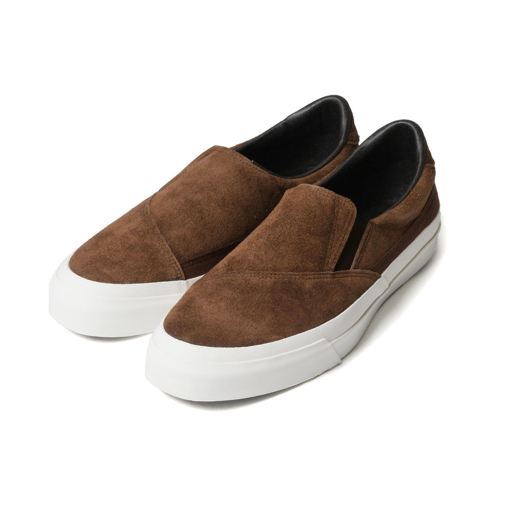 ASAHI - BELTED SLIP- ON SUEDE - Brown - KF20691-1 – Sun House