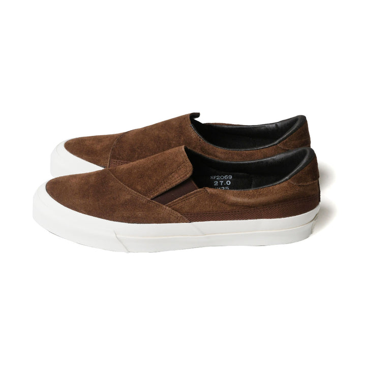 ASAHI - BELTED SLIP- ON SUEDE - Brown - KF20691-1