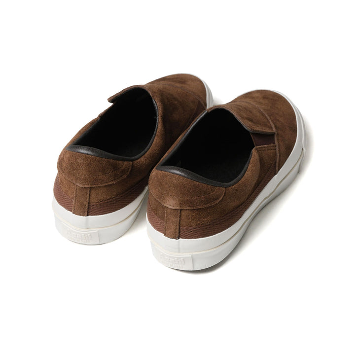ASAHI - BELTED SLIP- ON SUEDE - Brown - KF20691-1