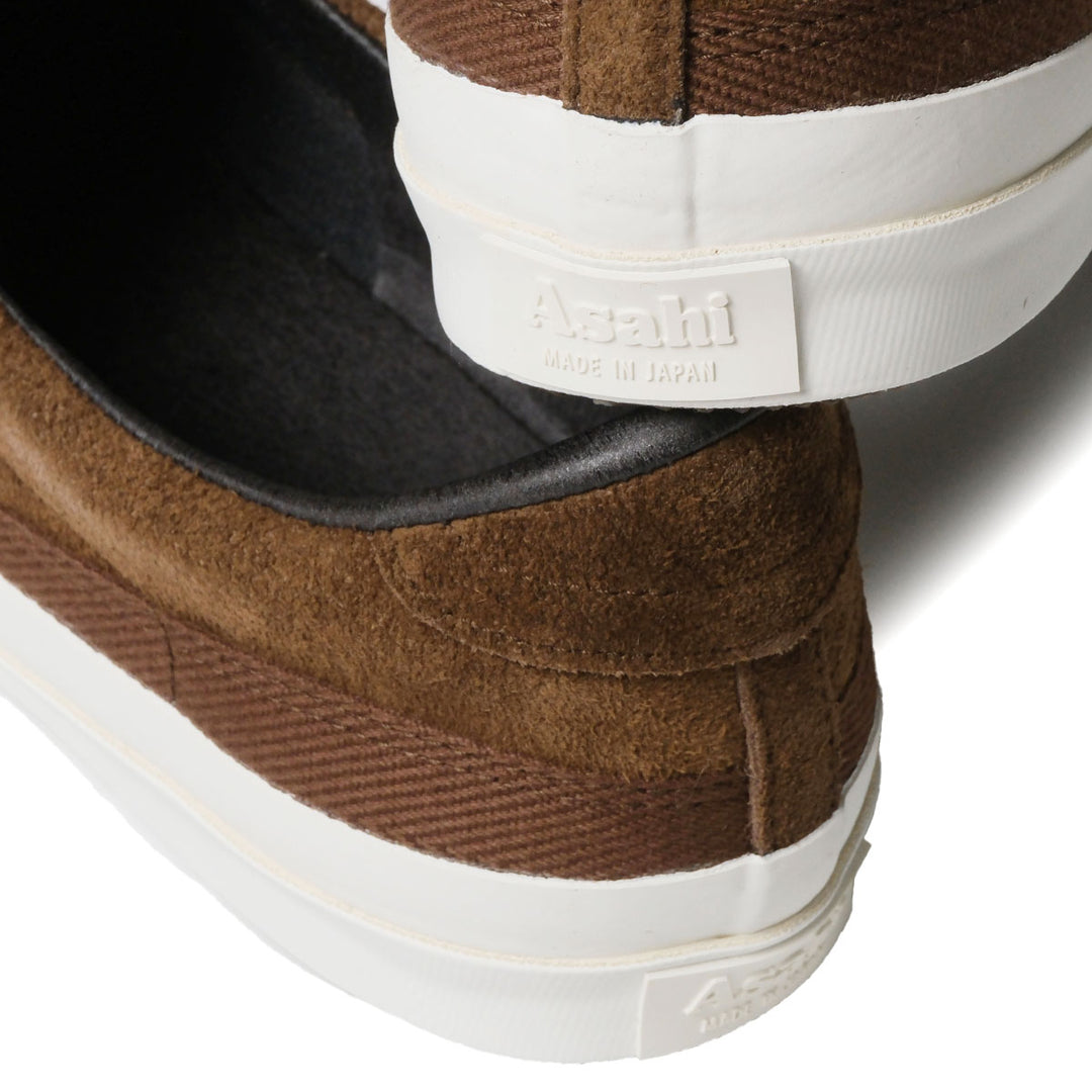 ASAHI - BELTED SLIP- ON SUEDE - Brown - KF20691-1